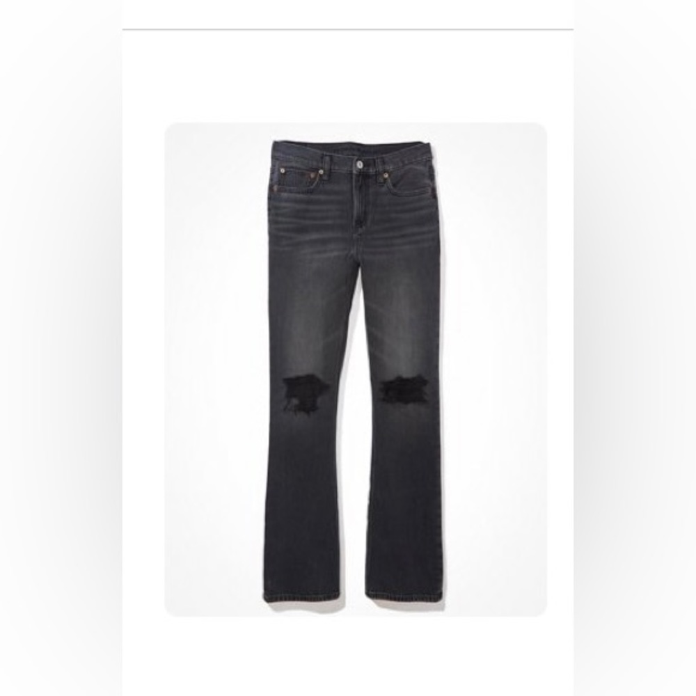 Black Size 14 Bootcut American Eagle Jeans